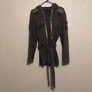 Double D sweater jacket
